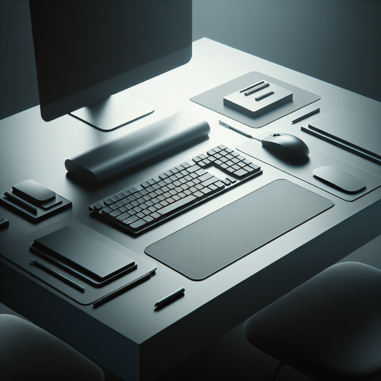 minimalist keyboard and mouse setup