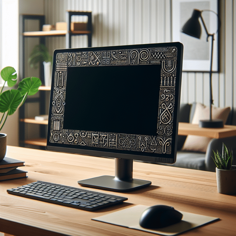 portable external monitor for home office