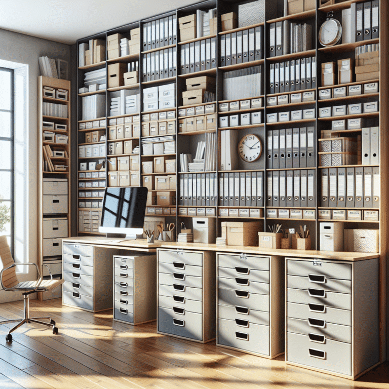 vertical storage for home offices
