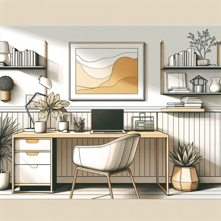 cozy minimalist home office inspiration