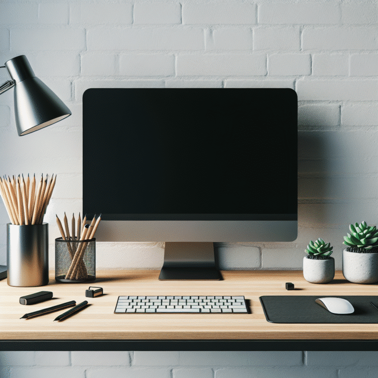 essential tools for minimalist desk setup