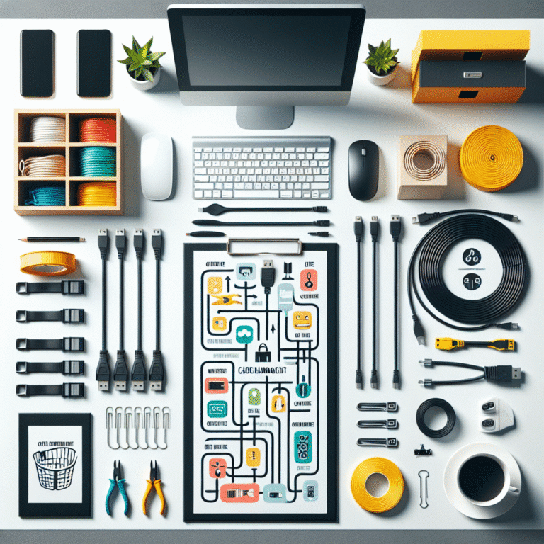 cable management hacks for home office