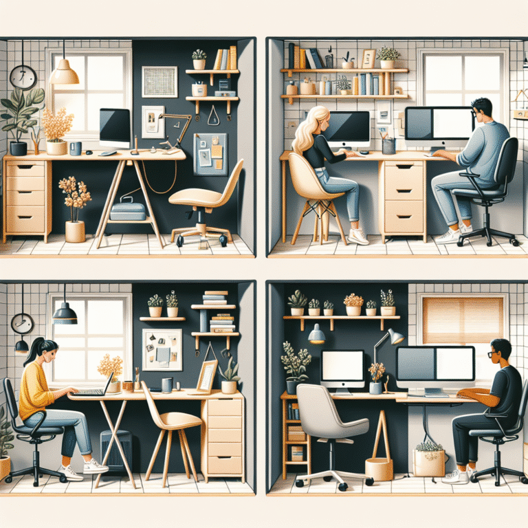 Home office setups tailored for remote workers in limited areas