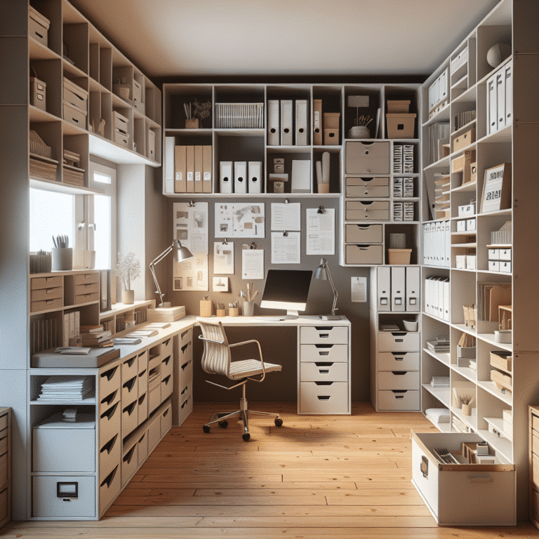 small office storage without clutter