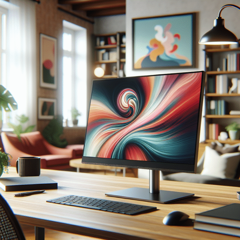 portable external monitor for home office