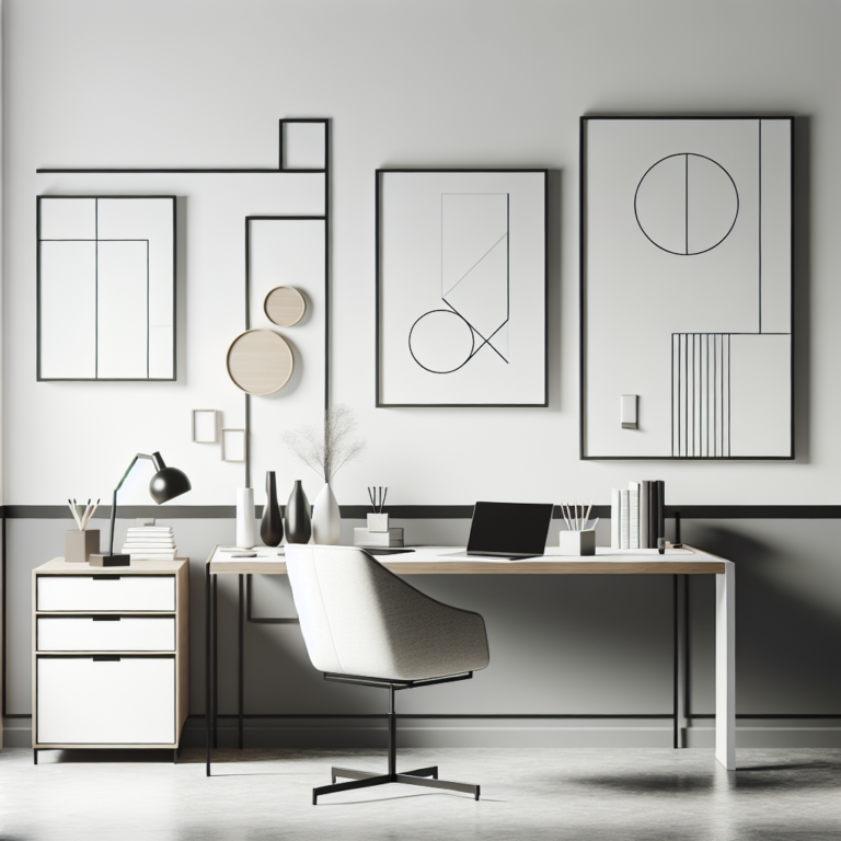 Minimalist Wall Art Ideas for a Sleek Home Office