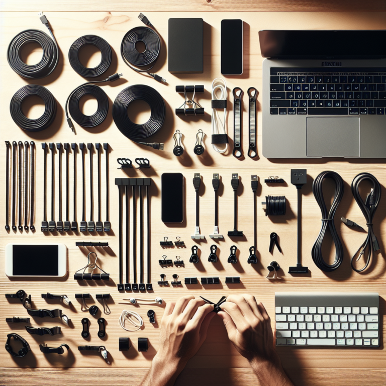 top cable clips and ties for desk organization