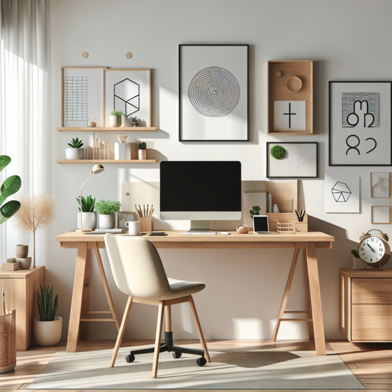 Scandinavian Minimalist Decor Ideas for a Productive Workspace