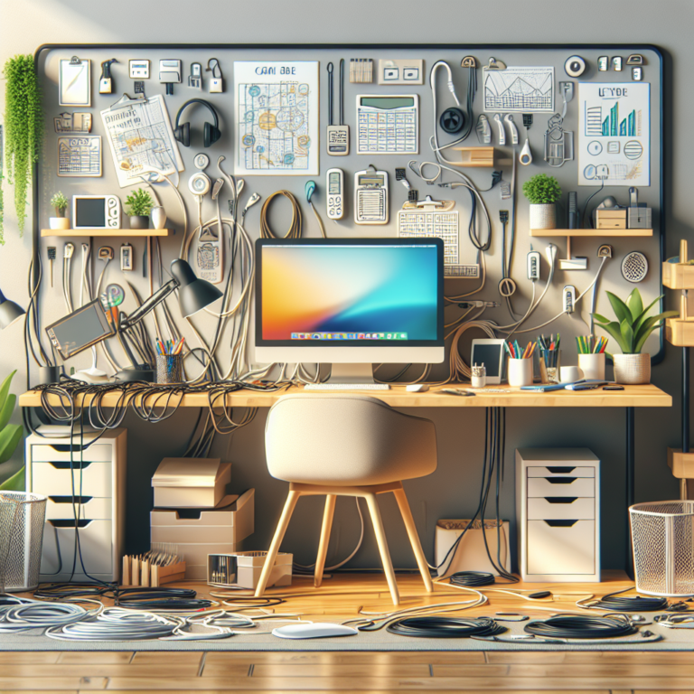 DIY cable concealment techniques for home offices