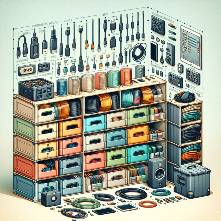 innovative storage solutions for cable organization