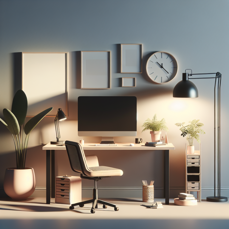 minimalist lighting setups designed for maximum productivity