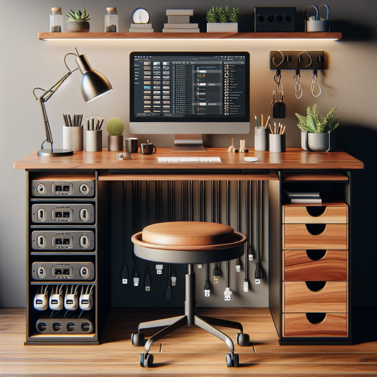 under-desk cable management ideas for a clutter-free workspace