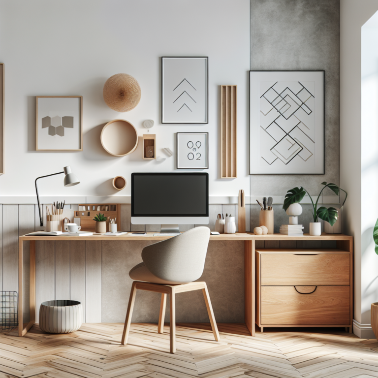 Scandinavian Minimalist Decor Ideas for a Productive Workspace