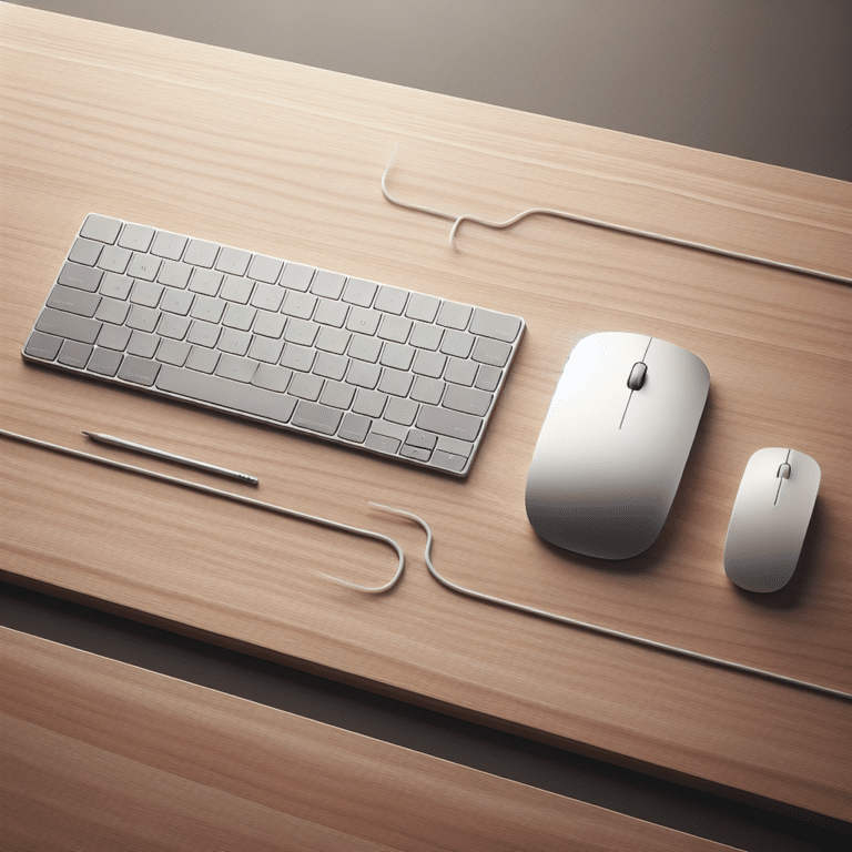 wired vs. wireless keyboard and mouse setups for minimalists