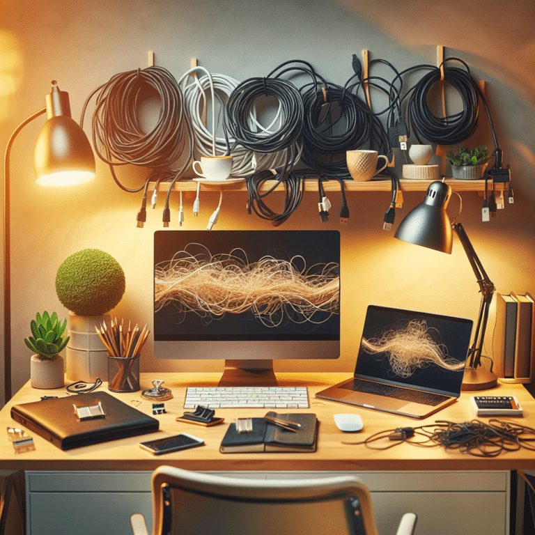 transforming your desk with effective cable management