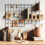 stylish storage solutions that double as decor in your workspace