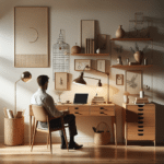 stylish storage solutions that double as decor in your workspace