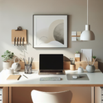 budget-friendly minimalist desk setup