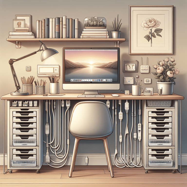 cable management hacks for a clutter-free home office