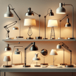 stylish desk lamps with minimalist design for productivity