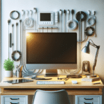 how to use cable clips for a clean desk setup