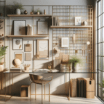 stylish storage solutions that double as decor in your workspace